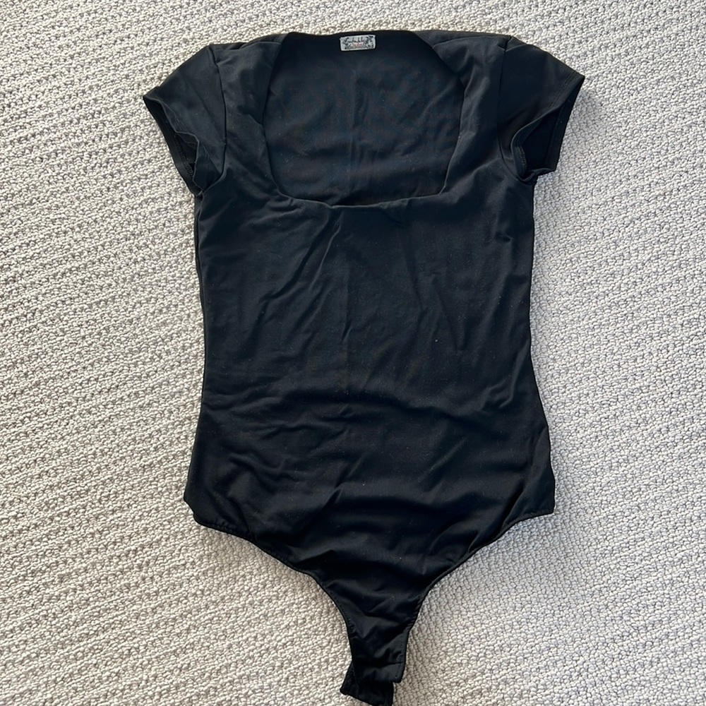 Free People square neck body suit